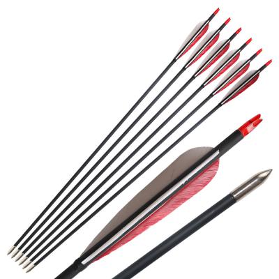 Carbon Arrows Turkey Feather for 20-70lbs Longbow for Recurve Bow Hunting (стрелок турции перо для 20-70lbs углерода длинный лук для recurve охота)